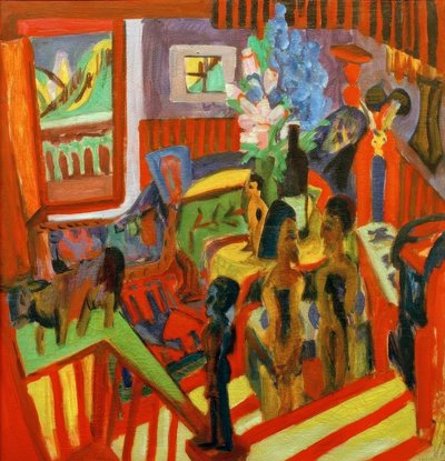 Corner of the Studio by Ernst Ludwig Kirchner